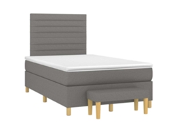 Box Spring Bed, Box Spring Beds Vidaxl Preto Tecido (120 X 190 Cm)