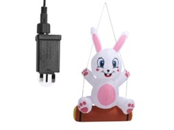 Decoração Inflável de Coelho de Páscoa com LED 1,2m IP44 com S/MARCA