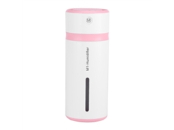 Umidificador Usb Mini Laxiscreed Com Luz Noturna — Umidificação Criativa Em Cor Rosa