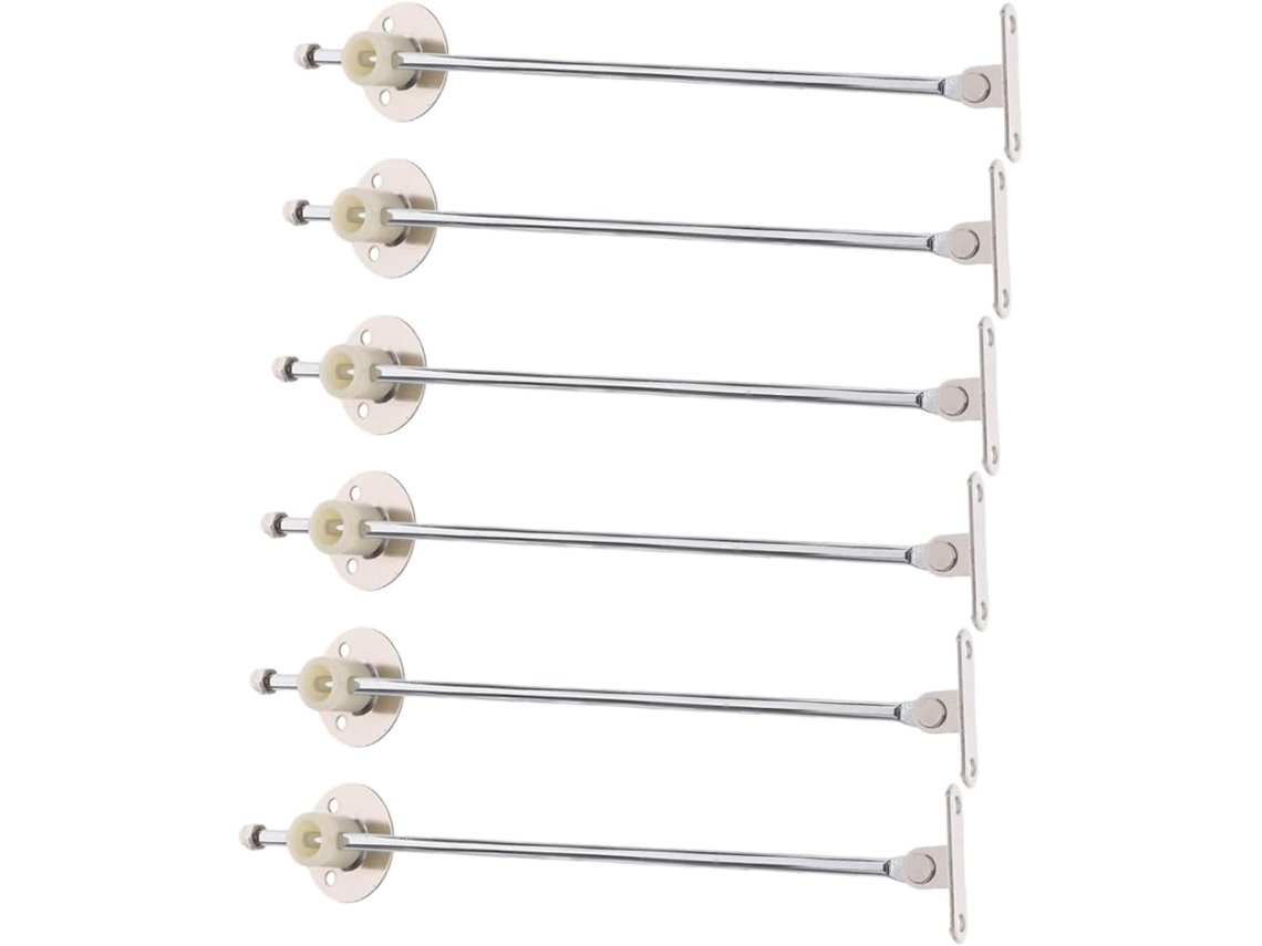 Conjunto De 6 Hastes Suporte Para Móveis, Design Robusto Abrir E
