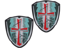 Conjunto de Escudos de Brinquedo com 2 Peças CHABERLU