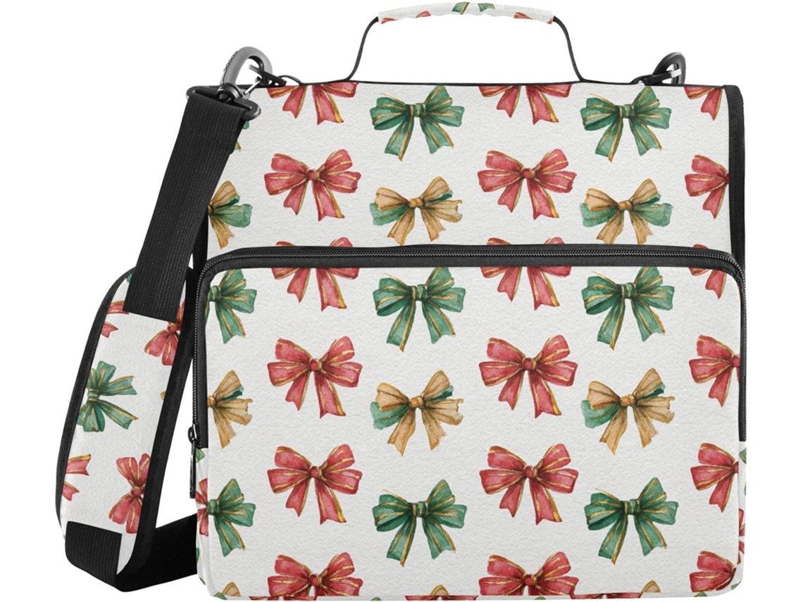 Pasta com Sacolas Extras, Altura para Ombro e Mão, Diversas Sacolas de 3,8cm, 3 Porta-Lápis em Formato Sino, Pasta