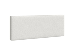 Cabeceira Parede Estofamento 160x10x60cm Tecido Branco Creme VELTRIX