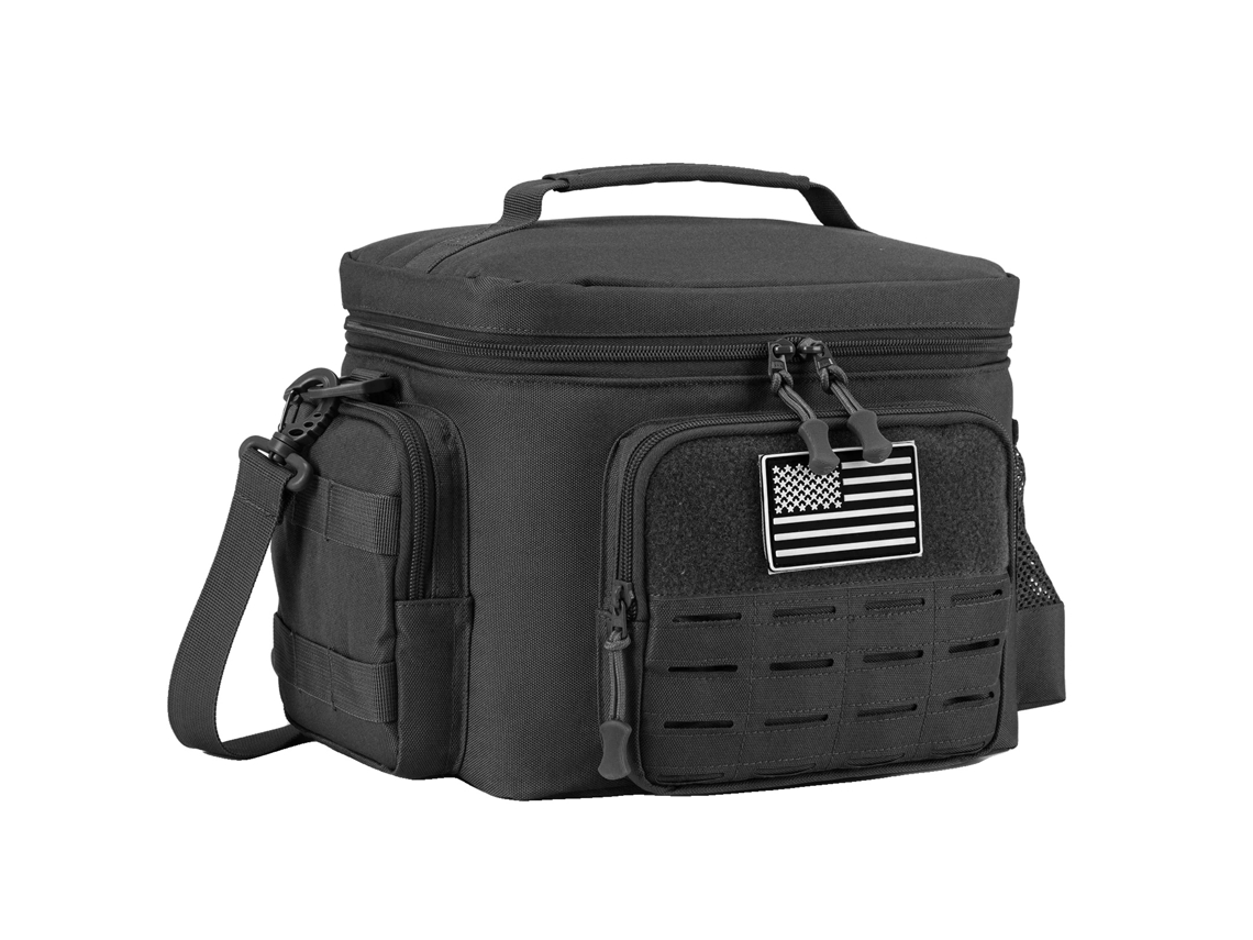 Bolsa Tática Térmica, Isolamento Durável, Design Compacto, Preto