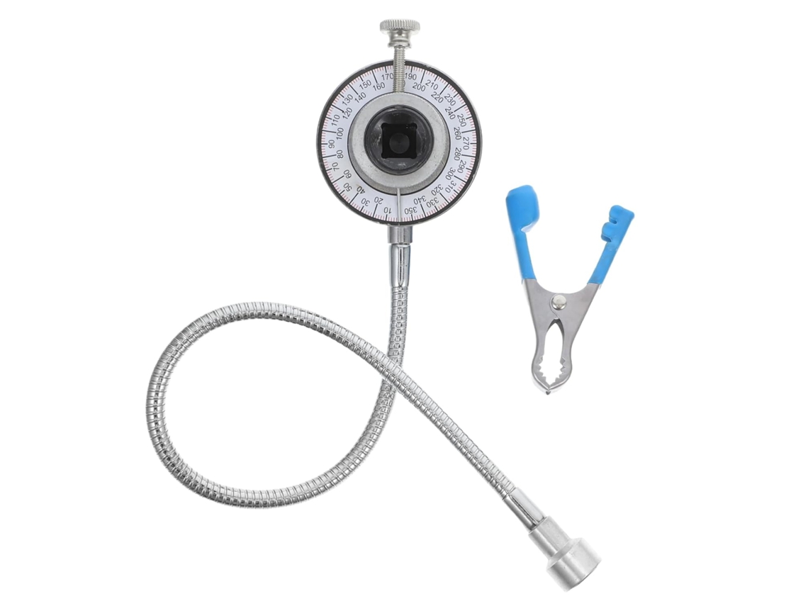 Medidor de Ângulo de Torque Profissional com Braço Flexível e Clipe Ferramenta Portátil para Medições Precisas SFUSHOS