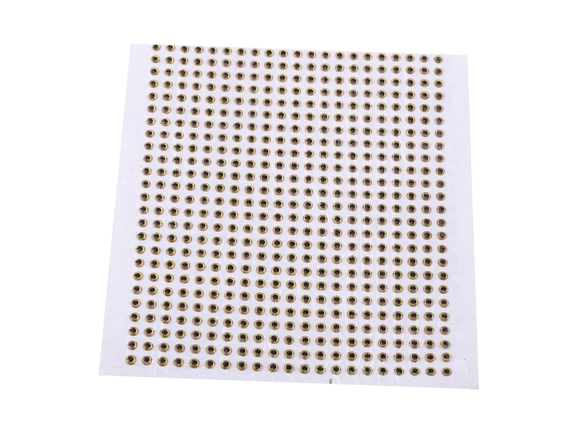 Olhos de Isca de Pesca 3d Adesivos Ouro 5mm