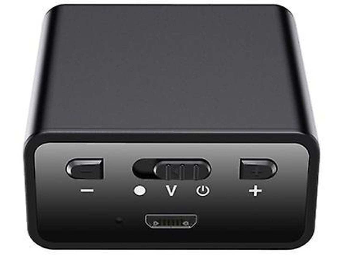 Lurelia Gravador De Chamadas Telefónicas 16gb Com Ativação Por Voz, Redução De Ruído, Gravação Com 1 Tecla Para Palestras - Preto