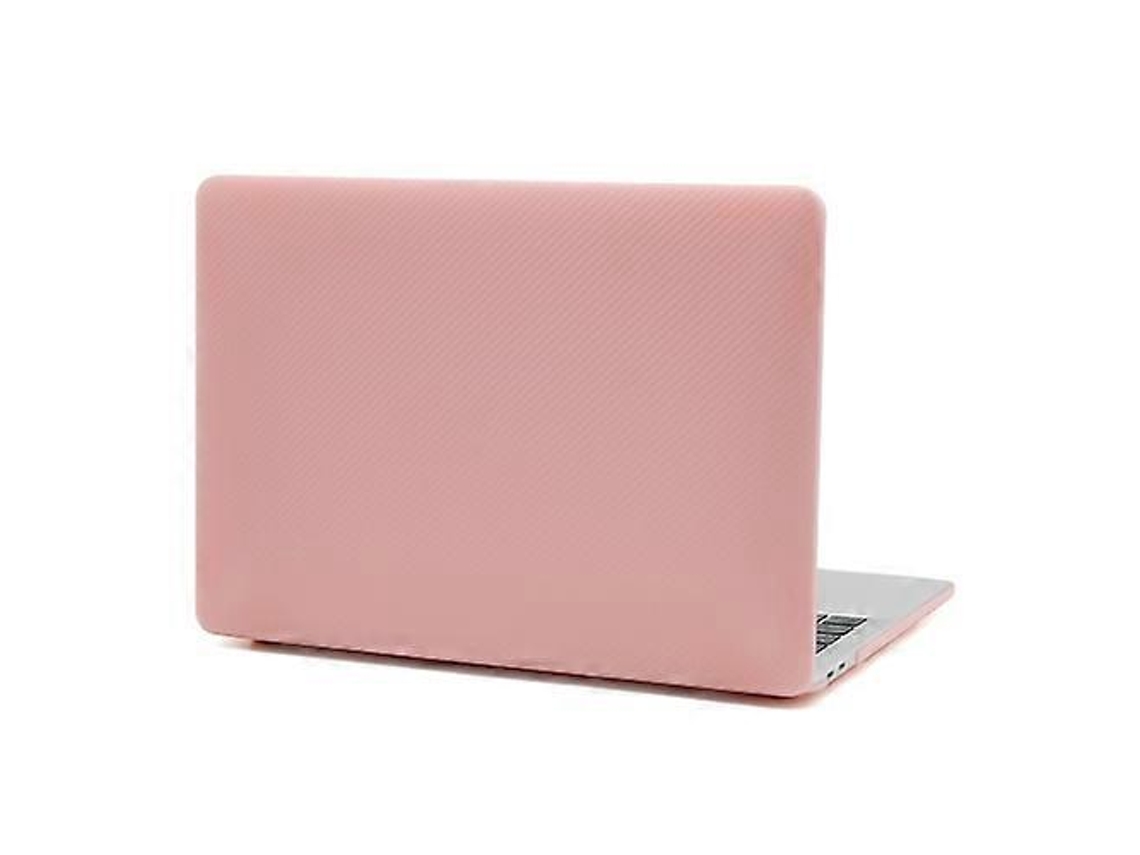 Capa Protetora De Plástico De Fibra De Carbono Para Laptop Para Macbook Air 13,3 Polegadas A1932 / A2179 / A2337 Aquaforge (rosa)
