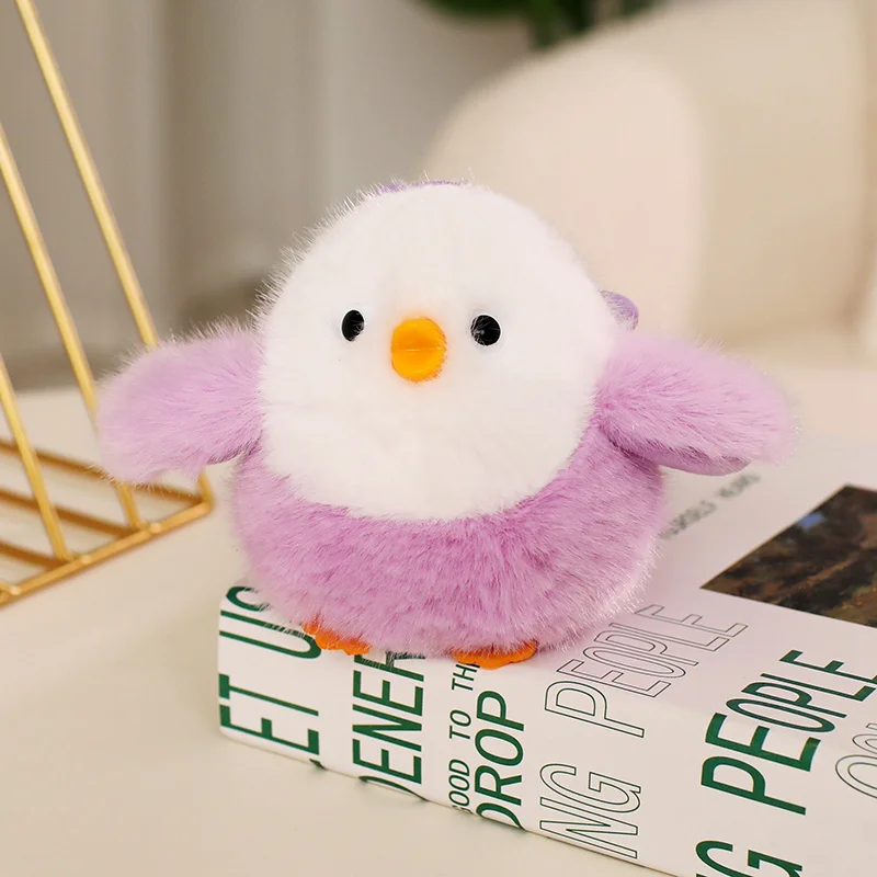 (roxo, 11cm) Brinquedo De Pelúcia Fofo De Desenho Animado Anime Nine-nine Bird