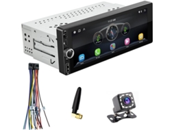 Rádio Automotivo Single Din com Tela Sensível Ao Toque de 6,86 Polegadas, Sem Carplay e Bluetooth. SFUSHOS