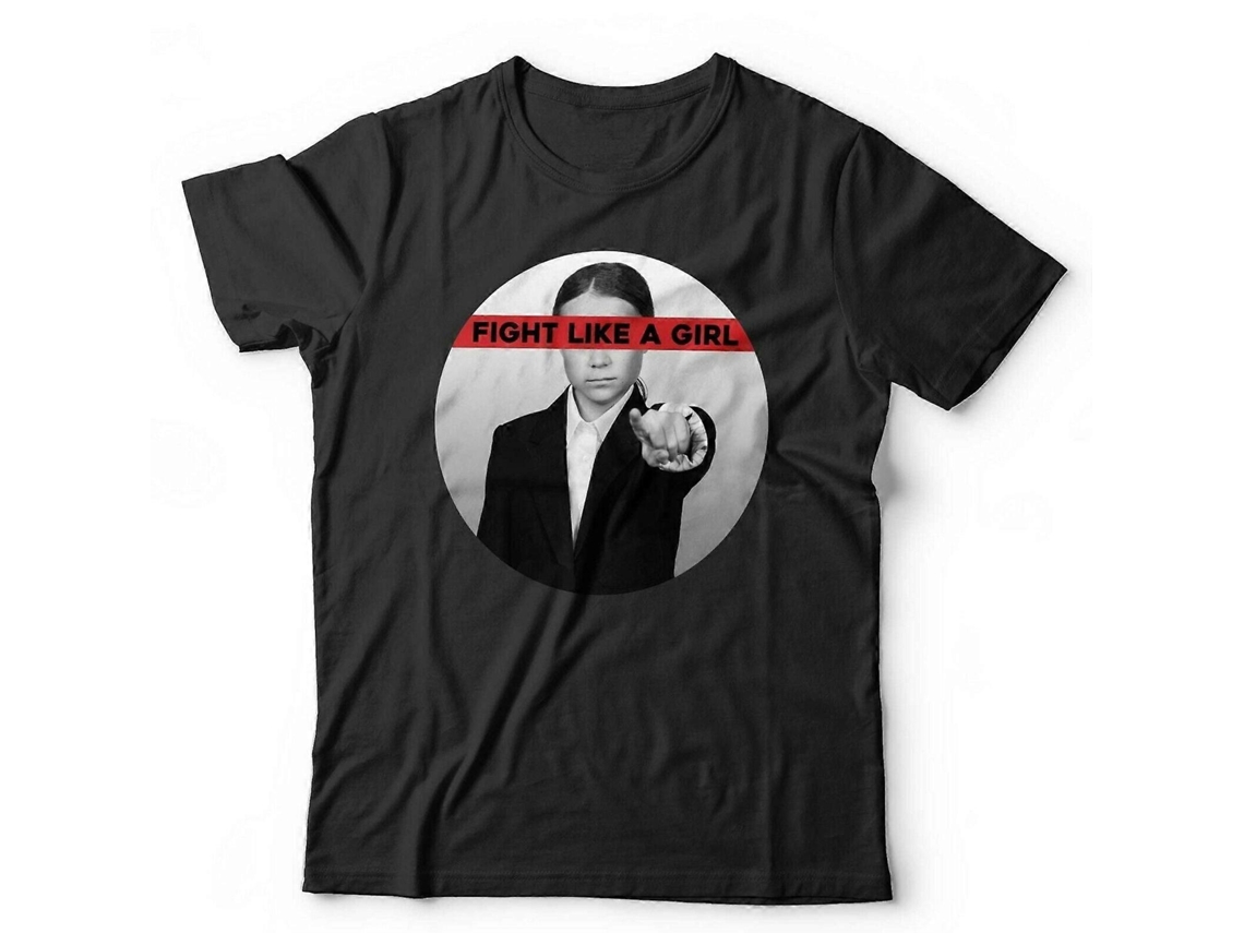 Fight Like a Girl T shirt Greta Thunberg Unisex Best Sellers Sizexxl ROCKINSTONE