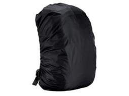 Mochila impermeável Slowmoose com capa de chuva, camuflada, para acampamento ao ar livre, caminhadas e escaladas, preta