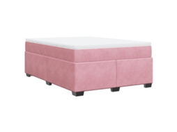 Box Spring Bed, Box Spring Beds Vidaxl Cor-de-rosa Veludo (140 X 190 Cm)