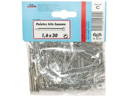 Ponta De Cabeça Masculina Vynex 1,5x25 Mm Fixação Em Madeira