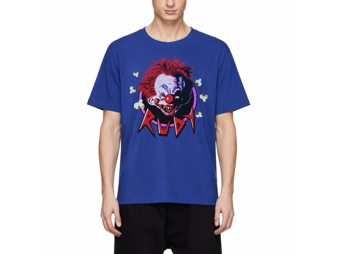 Rockinstone Killer Klowns Rudy Solid Royal Adult T-shirt Size:l