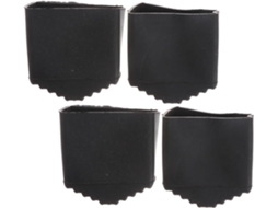 Conjunto De 4 Protetores Borracha Antiderrapantes Para Pés Escada, Com Alta Fricção E Absorção De Impacto