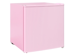 Freezer Mesa de com Capacidade para 35 Litros. Freezer Pequeno com Porta Reversível. Rosa