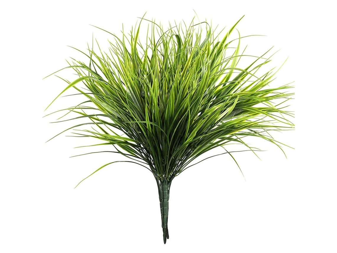 Plantas Artificiais de 38 Cm em Plástico, Grama Artificial de Trigo, Grama de Cebola, Arbustos, Folhagem Artificial BRILVIBERA (15 Polegadas)