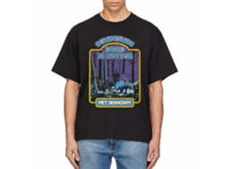 Rockinstone Pet Sematary Movie Storybook Sematary Black Adult T-shirt Size:l