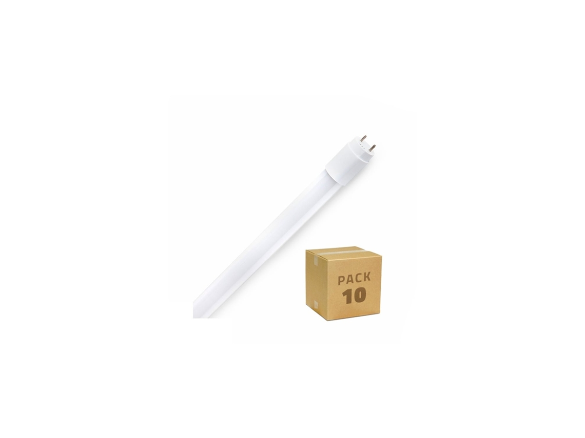 Pack Tubos Led T5 de Vidro 1150Mm Conexão Dois Lados 16W 10 Un