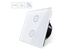 Interruptor Táctil Duplo Wifi-Voz LEDBOX