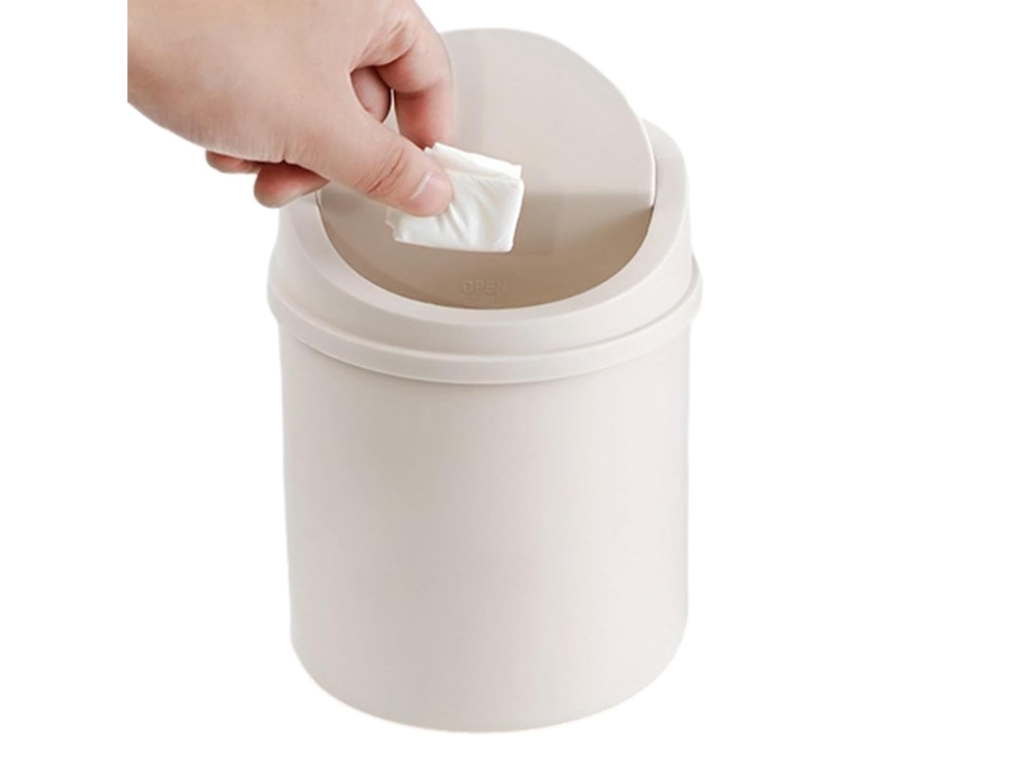 Lurelia Mini Caixote Do Lixo De Mesa, Removível, Com Tampa, Resistente