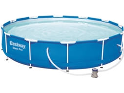 Piscina Insuflável BESTWAY Piscina  Steel Pro + bomba com filtro 366 x 76 cm