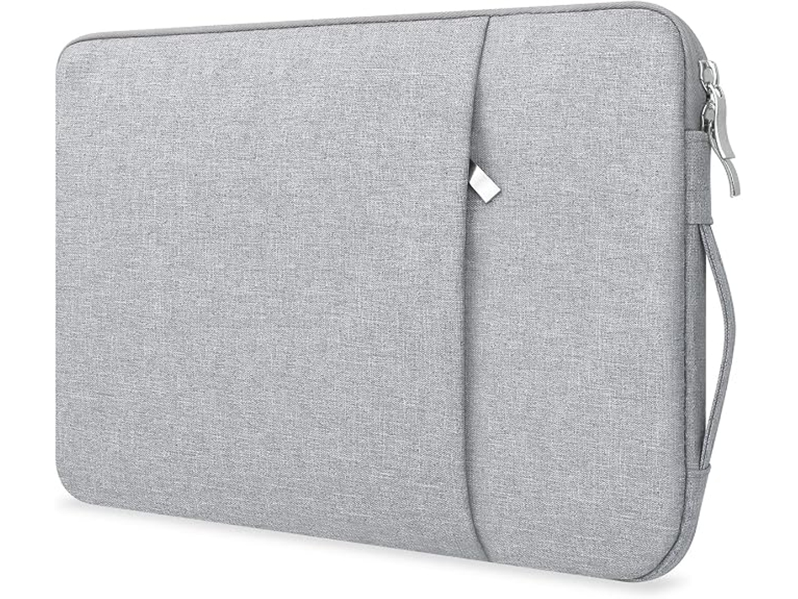 Capa Para Laptop De 14 Polegadas Para Macbook Pro De 14,2 Polegadas (2024), Bolsa Portátil De Lona Para Laptop, Cinza.