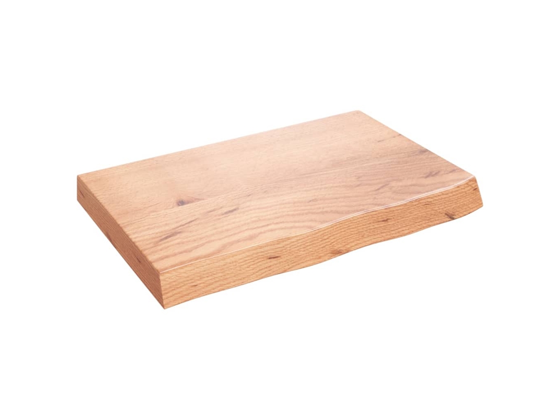 Bathroom Countertop, Bathroom Countertops Vidaxl Marrom Madeira De Carvalho (60 X 40 X 6 Cm)