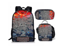 Mochila De Estudante Stranger Things 4 Para Lancheira Infantil Olysi Shop