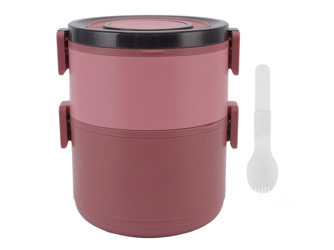 Caixa de Lanche Empilhável 1600ml 2 Camadas | S/MARCA