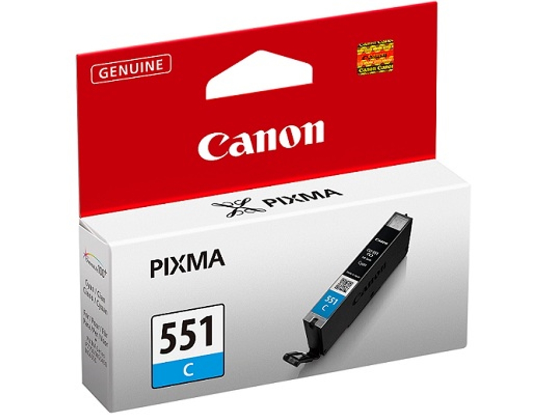 Tinteiro CANON CLI-551 Azul (6509B001)
