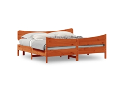 Bed Frame, Bed Frames Vidaxl Madeira De Pinho (180 X 200 Cm)