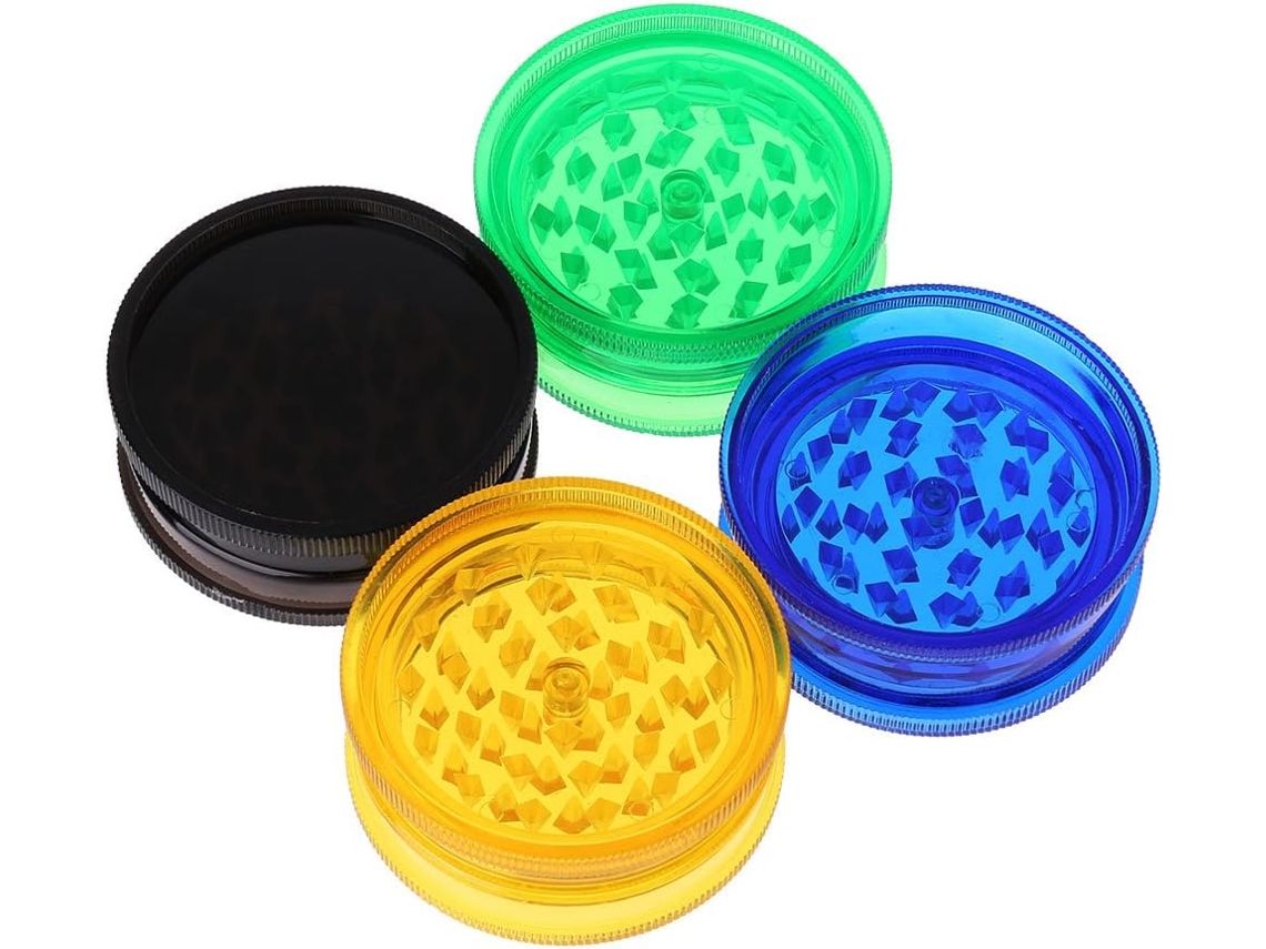 Tobacco Grinder Hoja Herbal Hierba Humo Especia Triturador Muller Manual 2 Capas