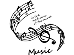 De Parede Musical Em Pvc Preto, 43x48 Cm, Removível, Com Notas Musicais, Para Decoração De Quarto, Sala De Estar E Gokoco