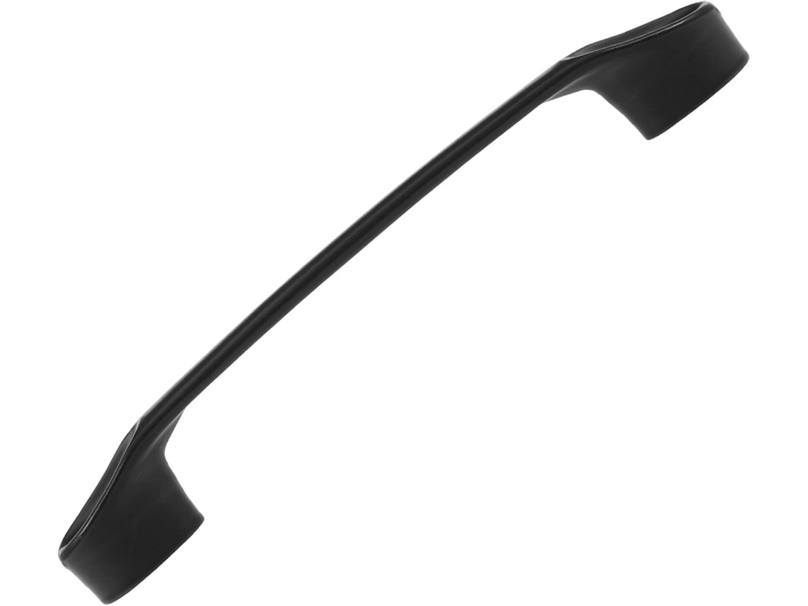 Puxadores De Armário Em Liga Alumínio, Pretos, Conjunto De 5 Peças, Design Reto E Estético