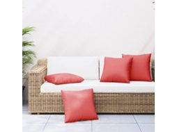 Vidaxl Almofadas De Sofá 4 Pcs 50x50 Cm Tecido Vermelho