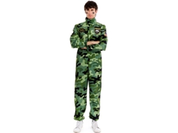 Fato militar camuflado para homem
