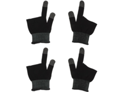 Lurelia Luvas Gaming Para Ecrã Tátil Fibra De Carbono, Antiderrapante, Antitranspirante, Alta Sensibilidade, Sensível Ao Toque, E Ecrãs Táteis