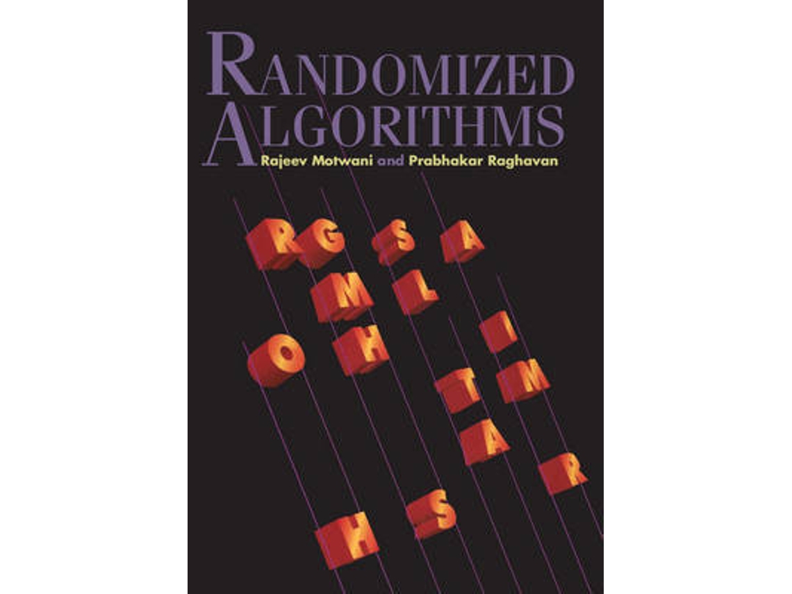 Livro randomized algorithms de prabhakar raghavan (inglês)