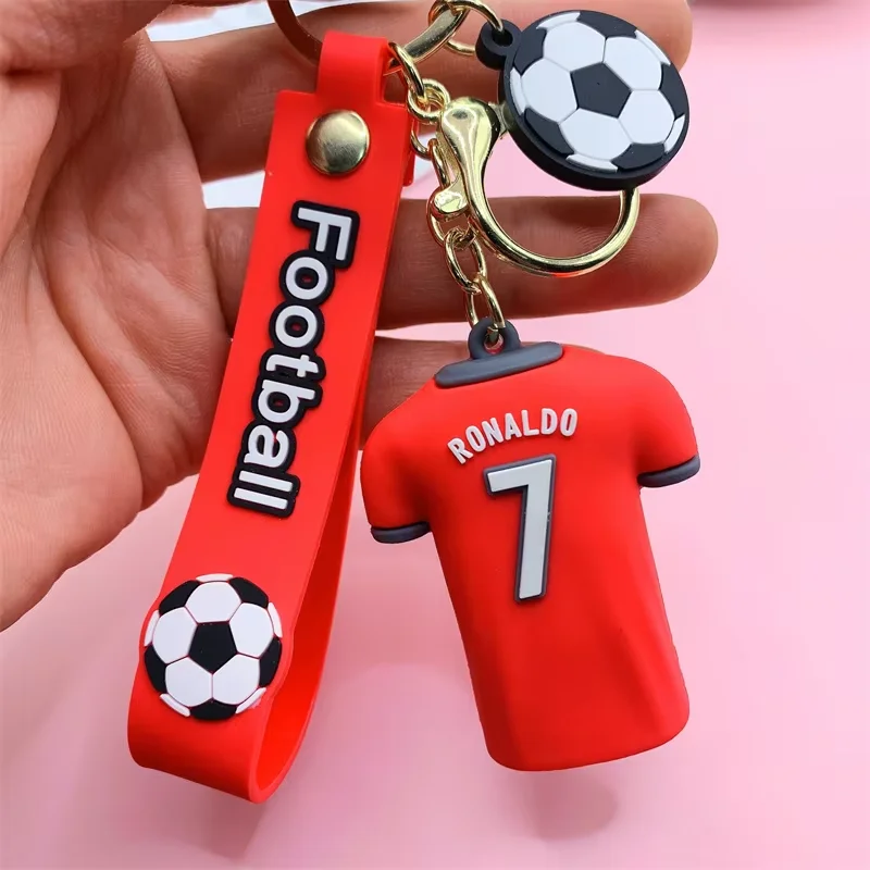 Chaveiro, Estilo Desenho Animado de Camisa de Futebol, Pingente para Mochila MDUG
