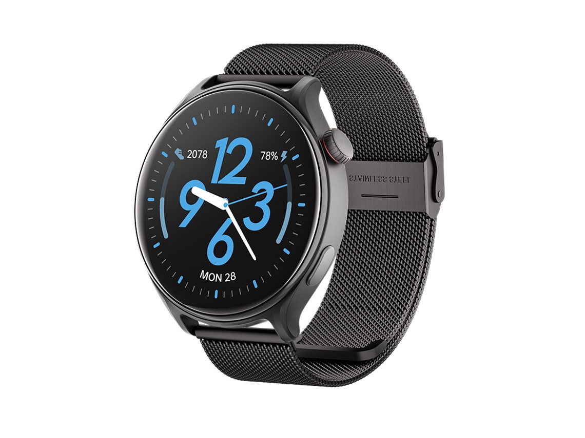 Smart Watch SHAH ARPAN Gtr2 Bluetooth Call Health Monitor Preto Milão