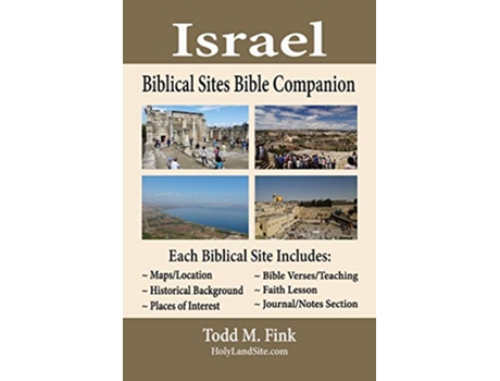 Livro Israel Biblical Sites Bible Companion de Dr Todd M Fink (Inglês)