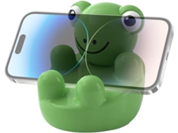 Suporte De Mesa Para Celular Em Formato Sapo, Suporte Criativo Para Celular Em Formato De Animal Desenho Animado