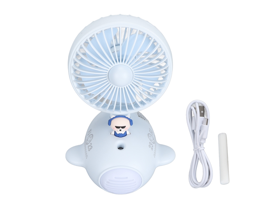 Desktop Cooling Fan LAXISCREED (with Spray Function, Usb Rechargeable)