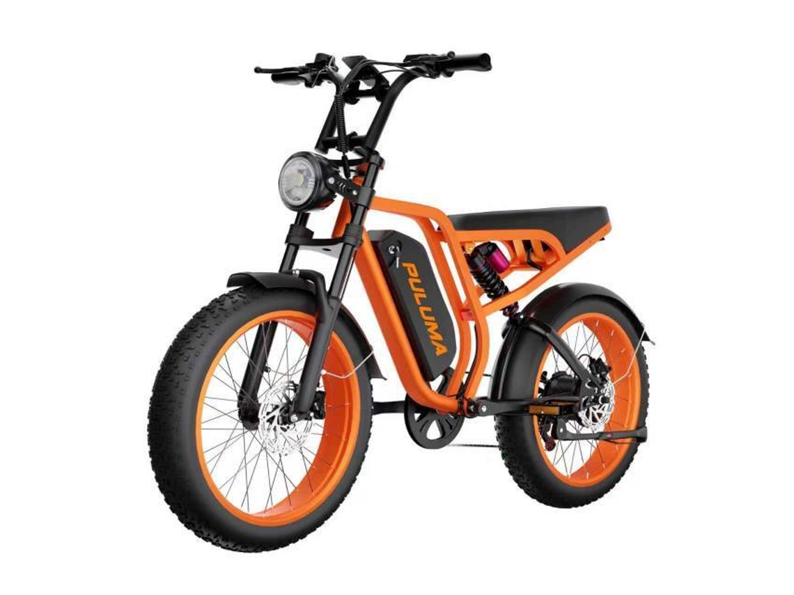 Bicicleta De Montanha Elétrica Puluma Su8 250w, Bateria Removível De 52v 20ah, Suspensão Total