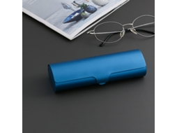 Estojo para Óculos em Alumínio Azul, Ultraleve e Resistente, de Miopia AQUAFORGE