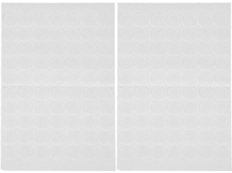 Adesivos Dupla Face Em Formato De Círculos Nano Gel Removíveis 140 Unidades Para Decoração Paredes E Projetos Faça Você