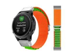 Bracelete Alpine G-Hook Ajustável Garmin Descent Gi Laranja e Verde