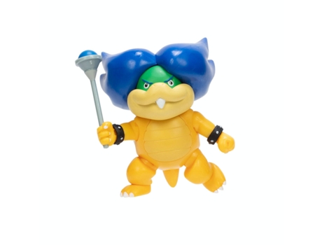 Super Mario Figura 10cm Ludwig Com Varinha Mágica (Idade Mínima Recomendada: 3 anos)